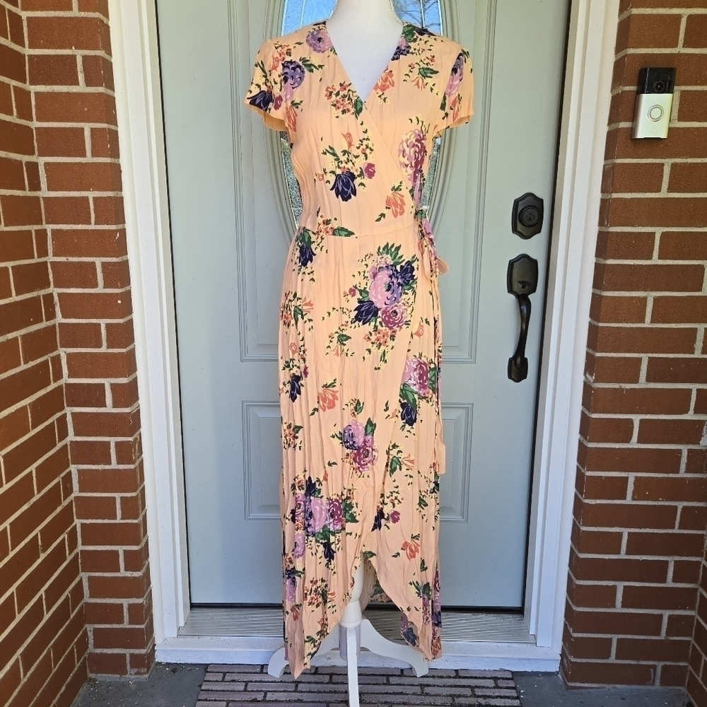 Los Angeles Atelier x & Other Stories Floral Wrap Midi Dress